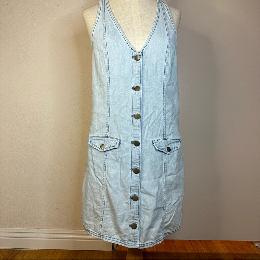 Women’s Denim Button Up Dress size m